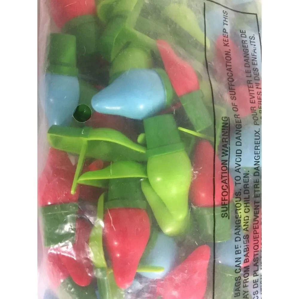 Decopac Bag of 144 Pieces Holiday Lights Cupcake Cake Brownie Decorating Pics